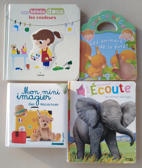 Kaloo Livre Imagier Animaux De La Forêt + Mini Doudou Paprika Le Renard – Jouet D’Éveil Dès La Naissance, Tissu Doux Et Sensoriel