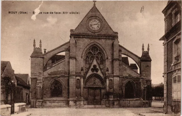 CPA AK MOUY - Église vue de face (423348)