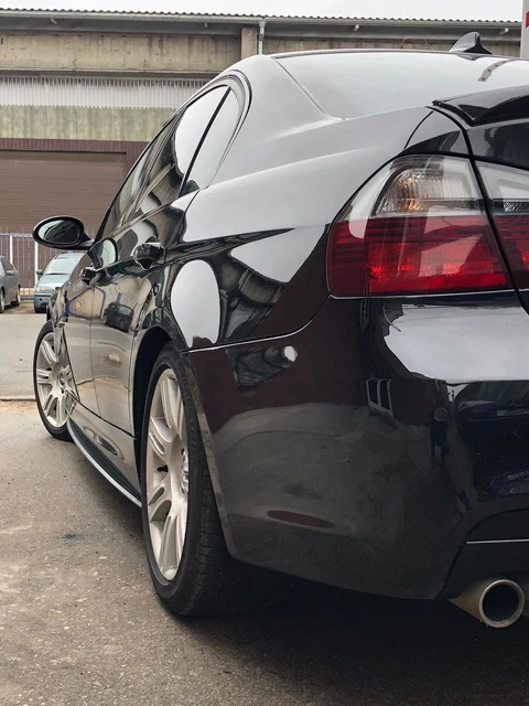 Black Gloss For Sport BMW E90 / E91 04-13 Side skirts diffusers Performance