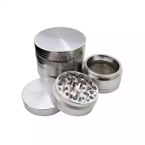 Grinder Triturador Polinizador de Secret Smoke 4x Piezas con Tamiz (50mm)