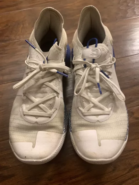 UNDER ARMOUR CURRY 6 GS Dub Nation White Basketball Shoes