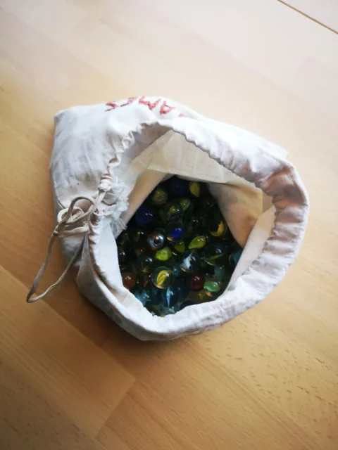 Huge bundle of marbles assorted colours, Approx 230 in total. 1.4 kg.