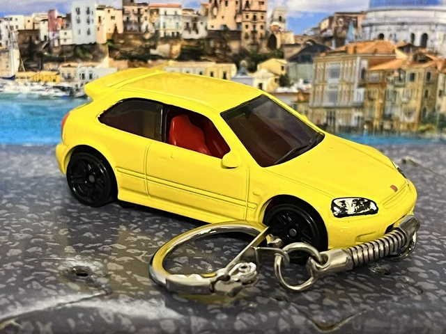 1947 Chevrolet Fleetline Taxi Cab Diecast Model Car Keychain – Yellow