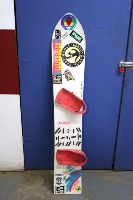 Vintage 80s 90s Tectonic Snowboard Goofy Foot 160 CM