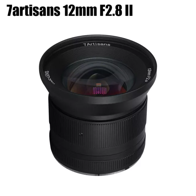 7artisans 12mm F2.8 II Wide Angle Lens Manual Focus for Sony Nikon Canon M43