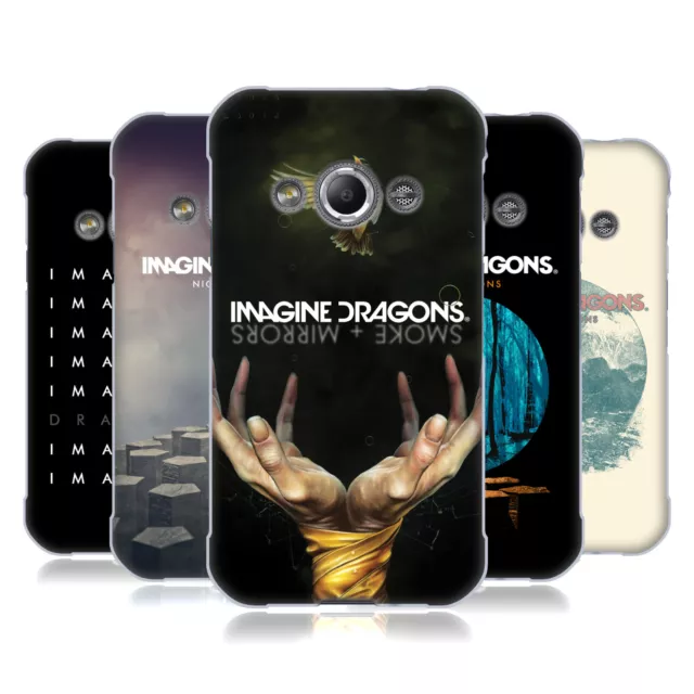 Official Imagine Dragons Key Art Soft Gel Case For Samsung Phones 4