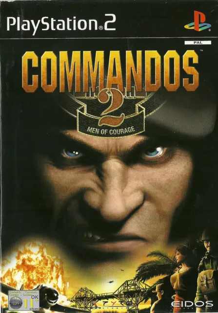 Playstation 2 PS2 game COMMANDOS 2: MEN OF COURAGE Boxed and Complete