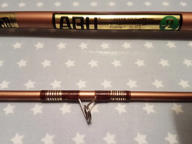 VINTAGE 6' ABU Caster 132 Zoom spinning rod. 10-30g