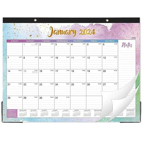 2024 DESK CALENDAR Large Desk Calendar 2024, Jan. 2024 Dec. 2024