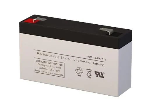 Raion Power 6V 12Ah Replacement Battery for Leoch Battery DJW6-12 - 4 Pack