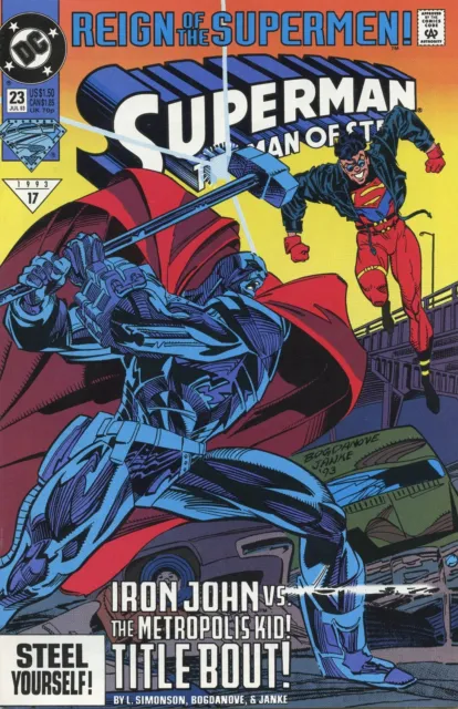 1993 Superman: The Man Of Steel #23 ( Reign Of Superman ) Dc Comics Vf