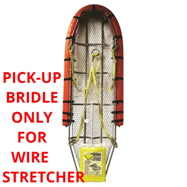 Billy Pugh PU-B B PUGH Pick-Up Bridle 1"x4' for Stokes Wire Stretcher 83Lx25Wx9D