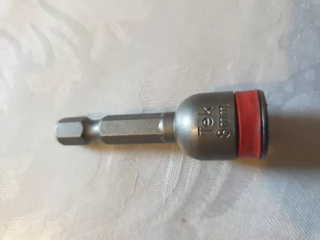 1x Nut Driver 8 mm Tek Bit ring Roofing Made as Hilti wera