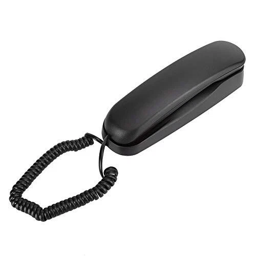 Yunir Telefono da Tavolo Nero in ABS montabile, può Essere Montato a (k2U)