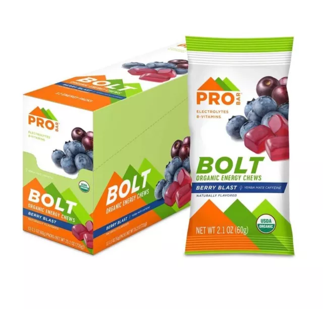 Probar Bolt Organic Energy Chews - Berry Blast - Single