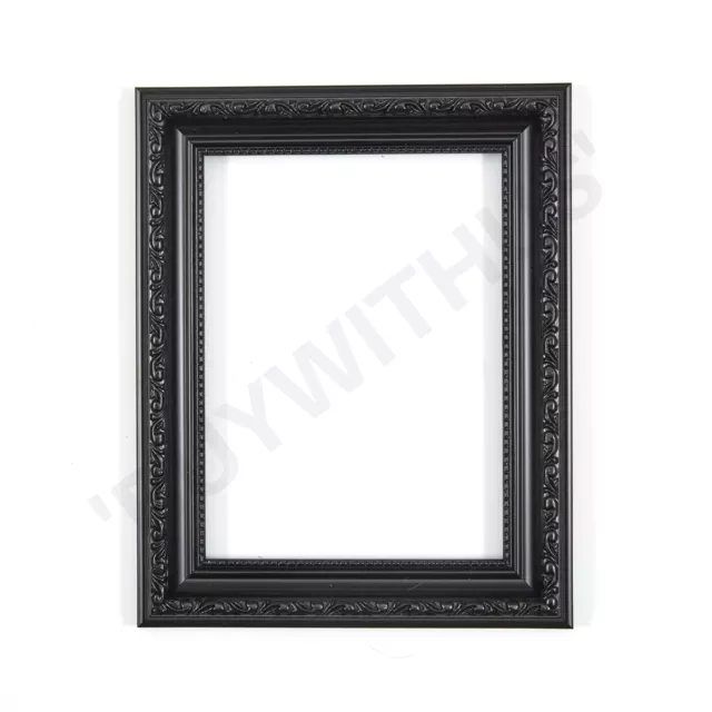 Ornate Shabby Chic Picture Frame Photo Frame Poster Frame Gold Black silver whit