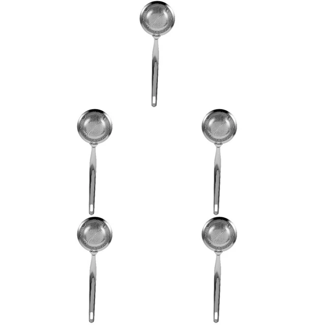 Sieb Aus Edelstahl Maschenfilter Nudelsieb Filterlöffel Silver Rostfreier Stahl