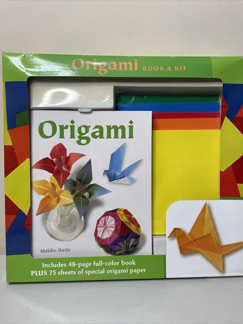 Libro y kit de origami nuevos en caja diseños de Maliki Ikeda
