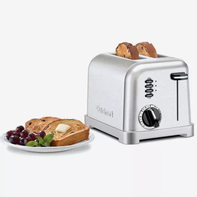 Cuisinart CPT-160IHR Metal Classic 2-Slice Toaster, Brushed Stainless- (Refurb)