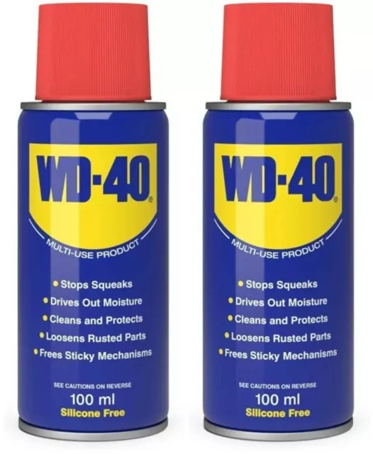 2 x WD-40 44201 Aerosol Spray Can - 100ml-