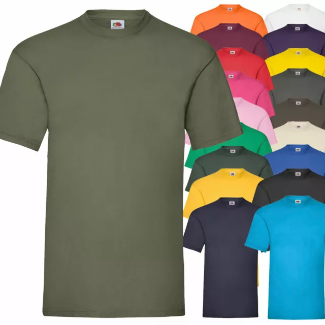 T-Shirt uomo da Lavoro T-shirt Manica Corta Fruit Of The Loom Maglietta Uomo
