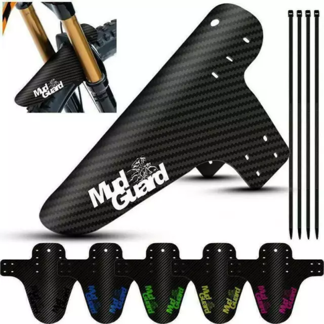 2X MTB Mudguard Guard Set Mountain Bike Bicycle Fender Front Rear Tyre Mud Guard