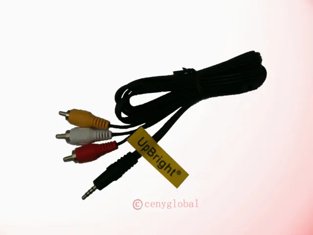 Worldwide 3.5mm Audio Video AV Cable Cord For Sony HandyCam Camcorder DCR Series