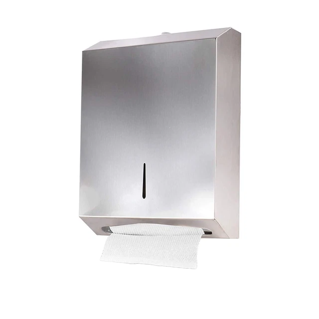 Wall Mount Paper Towel Dispenser Commercial,304 Grade Stainless Steel T...