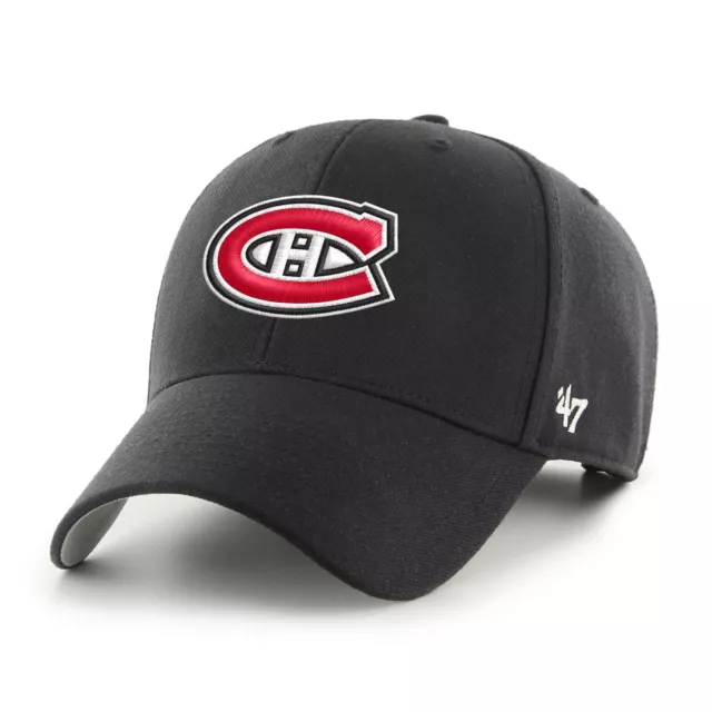 NHL Montreal Canadiens Berretto da Baseball Cap Cappello MVP Nero 194165817532