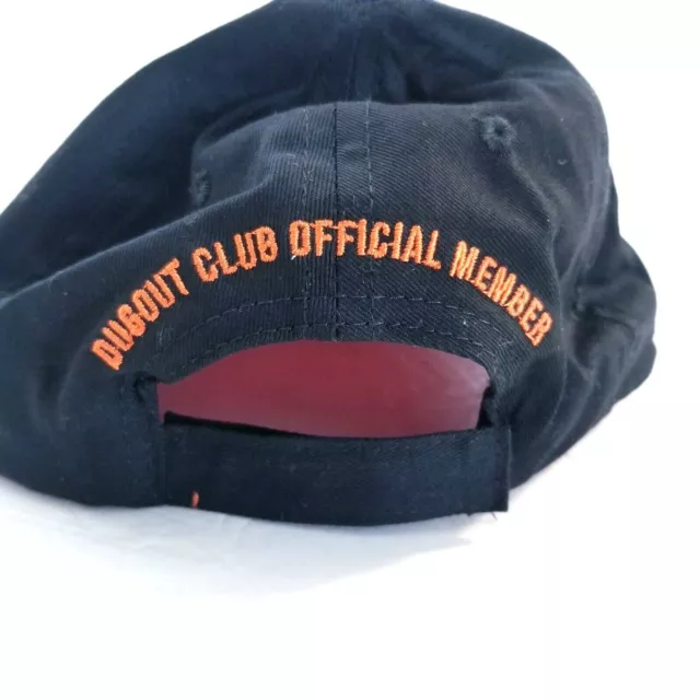 THE ELEVIN GROUP Orioles Cap Hat Junior Black Orange Dug Out Official ...