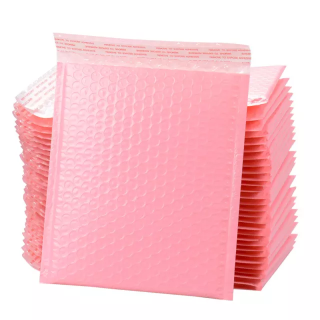 10/50/100x Bubble Mailer Self Seal Bubble Padded Mailing Envelopes Bag Gift Wrap