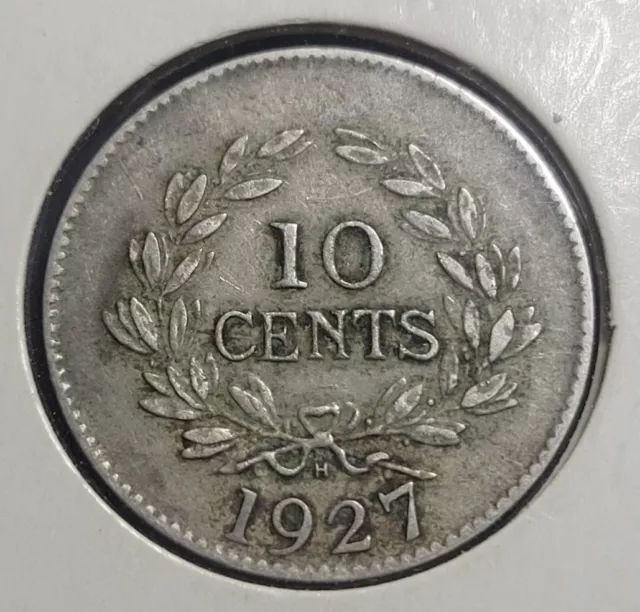 Sarawak 10 Cent 1927 Coin