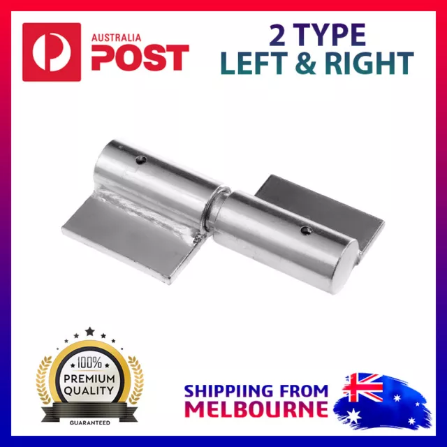 Steel Gate Hinge Weld On Heavy Duty Ball Bearing Hinges Left & Right Zinc Plated