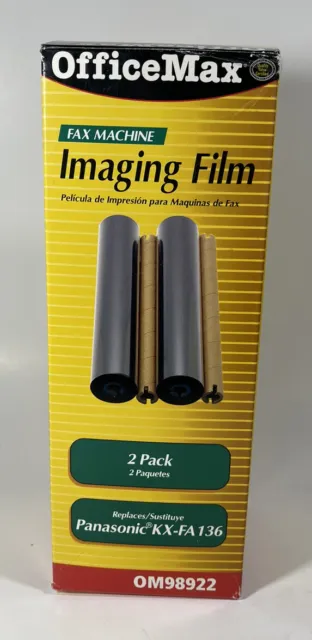 Set of 1 Panasonic Substitute OfficeMax Fax Machine Imaging Film  KX-FA136