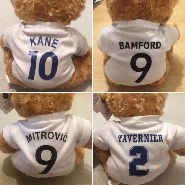 9’’ Inch Football Team Teddy Bear - Any Name, Number & Logo/Emblem - FC, UTD