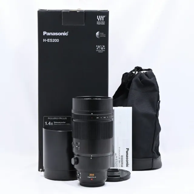 PANASONIC Leica DG ELMARIT 200 mm F2.8 POTENCIA O.I.S. H ES200 usado funcionando