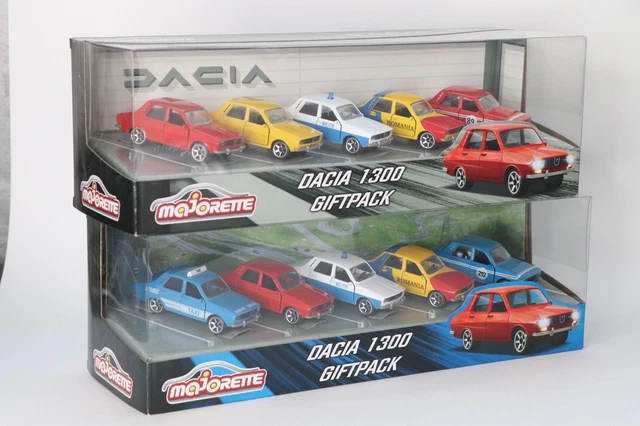 Lot Majorette 1/64 : 5 Dacia Duster 2025, édition Spéciale Roumanie, Logo Neuf