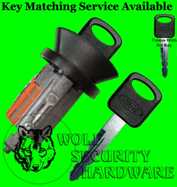 Ford Lincoln Mercury Ignition Switch Lock Cylinder Tumbler 3 OEM Ford Logo Key