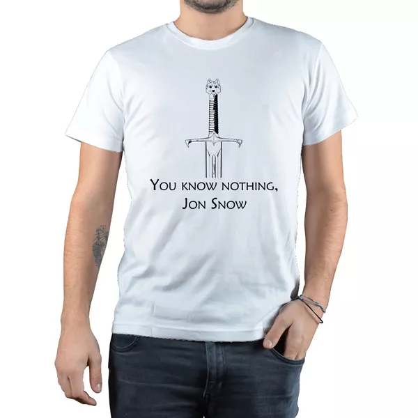 T-Shirt Got - You Know Nothing Jon Snow - Game Of Thrones