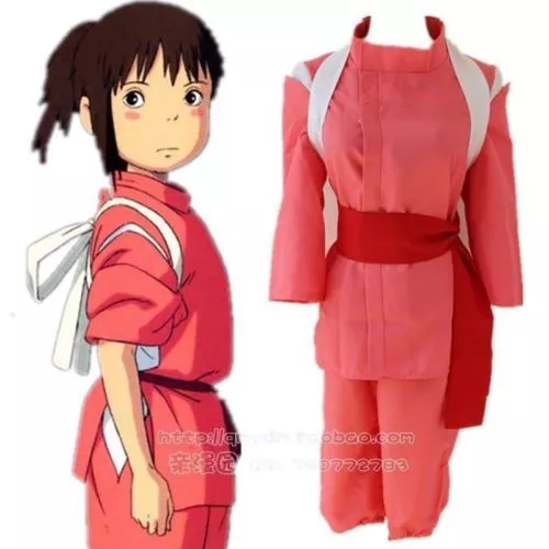 Anime Miyazaki Hayao Spirited Away Chihiro Ogino Sen Cosplay Costume 3227 Picclick 