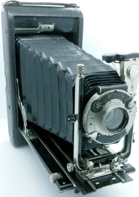 ENTIQUE Houghton Ensign KOILOS Large Roll film / Plate folding Camera England 2