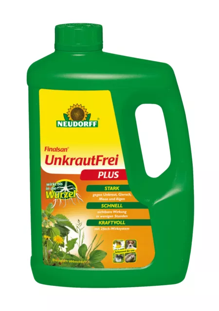 Neudorff Finalsan UnkrautFrei Plus 2 Liter | Unkrautvernichter Herbizid