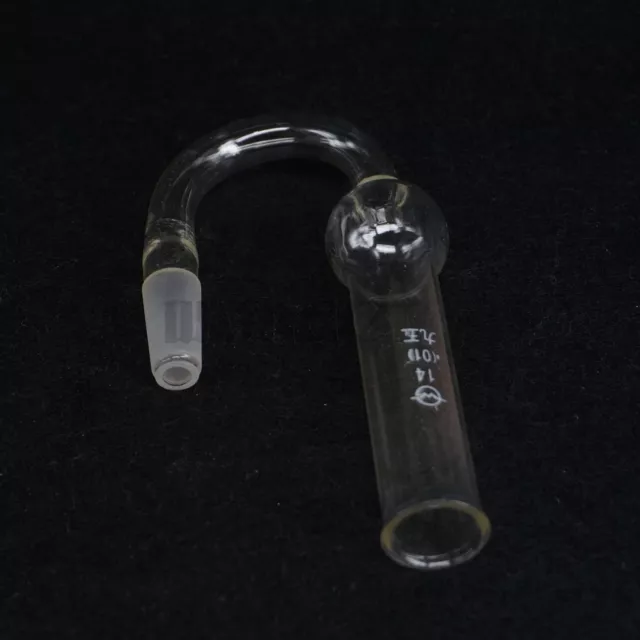 14/23 Ground Joint Drying Tube U Shaped Adapter Bend Borosilicate Glass Lab Ware