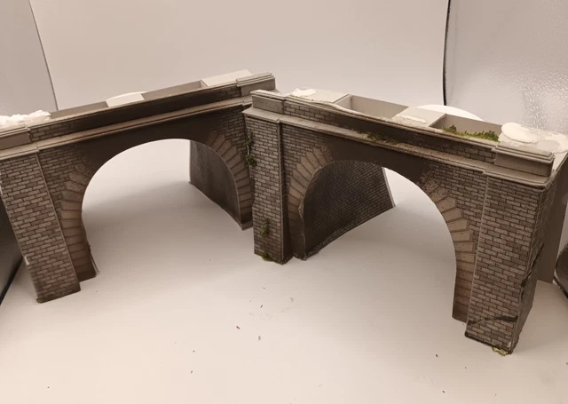 Metcalfe PO242 OO/HO Scale Double Track Tunnel Entrances Card Kit - Foto 2