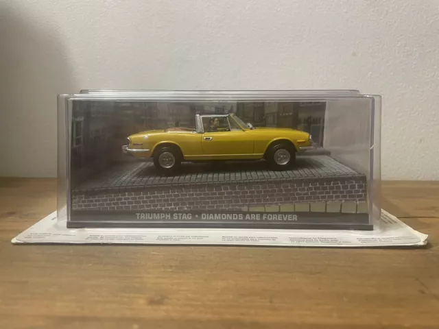 TRIUMPH STAG #18 007 James Bond Collection DieCast - Model DIAMONDS ARE FOREVER