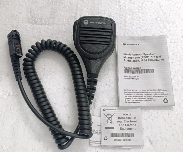 Microphone-haut-parleur à Distance PMMN4149A RM110 Compatible Motorola R2 Cp200 Pr400 B 1045869