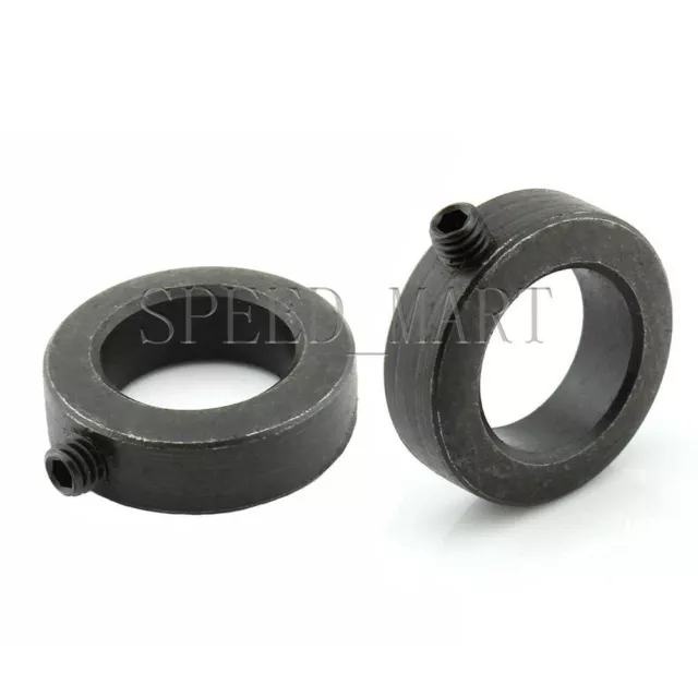 2 x Split Ring Drill Stop Collars Set Exact Hole Depth Brad Point Bits 15x28x9mm