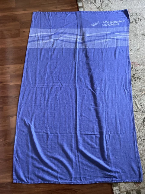 Phillipine Airlines inflight logo Blanket