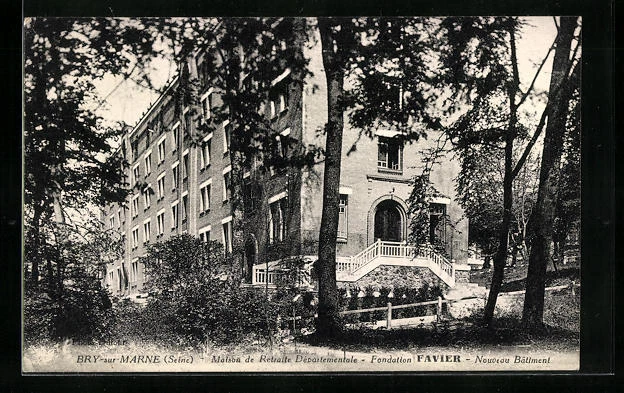 CPA Bry-sur-Marne, Maison de Retraite Départementale, Fondation Favier, Nouveau
