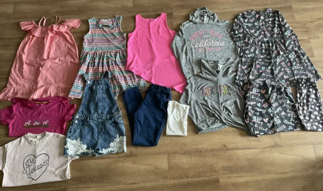 Bundle Of Girls Summer Clothes Age 11-12 Years M&S Zara Pumpkin Patch